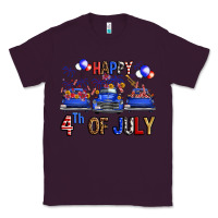 Plum western hello fourth of july trucks Classic Tee - FaDigitalArtStudio