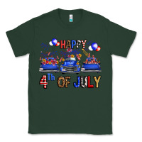 Sports Green western hello fourth of july trucks Classic Tee - FaDigitalArtStudio