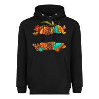 Black custom pumpkin name Heavyweight Hoodie - NancyCooperArtShop