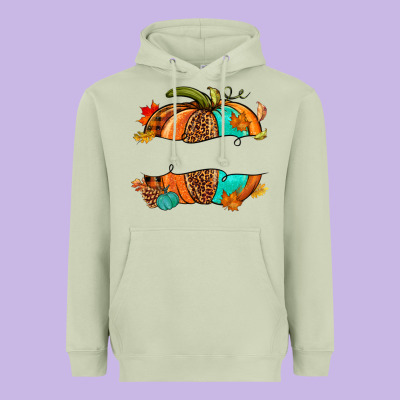 Custom Pumpkin Name Heavyweight Hoodie Designed By Nancycooperartshop
