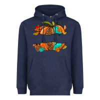 Navy custom pumpkin name Heavyweight Hoodie - NancyCooperArtShop