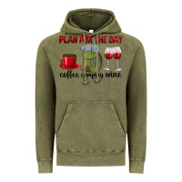 Vintage Olive Plan for the day coffee camping wine Vintage Hoodie - texasbilliewilder