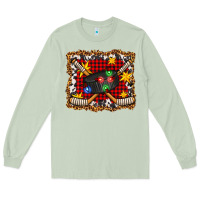 Matcha hockey christmas with lights and stars Long Sleeve Tee - FaDigitalArtStudio