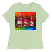 Matcha valentines day gnome Ladies Tee - AdoDesignShop