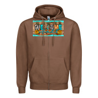 Chestnut Welcome Fall Zipper Hoodie - Artiststas