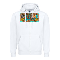 White Welcome Fall Zipper Hoodie - Artiststas