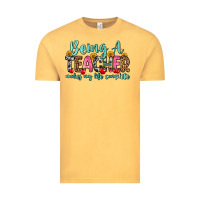 Vintage Mustard being a teacher makes my life complete Vintage Tee - Zillion Design Studio