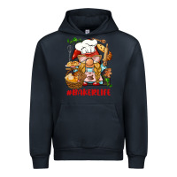 Navy baker life gnome Urban Hoodie - BarkalooDesign