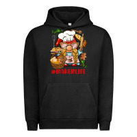 Pigment Black baker life gnome Urban Hoodie - BarkalooDesign