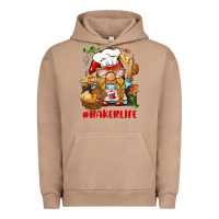 Pigment Burro baker life gnome Urban Hoodie - BarkalooDesign