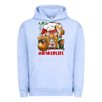 Pigment Grape Ice baker life gnome Urban Hoodie - BarkalooDesign