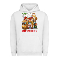 Pigment Lunar Rock baker life gnome Urban Hoodie - BarkalooDesign