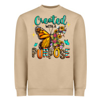 Mushroom created with a purpose Heavyweight Sweatshirt - RanaPortraitStore
