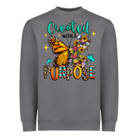 Storm created with a purpose Heavyweight Sweatshirt - RanaPortraitStore