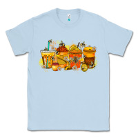 Dusty Blue bee drink Classic Tee - RacoonDesign