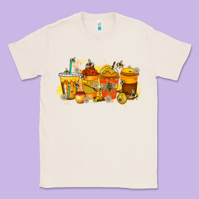 Bee Drink Classic Tee Designed By Racoondesign
