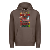 Coffee let's bake stuff drink hot cocoa and watch christm Premium Hoodie - MaliasSmallBusiness