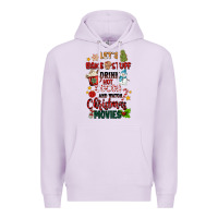 Lilac let's bake stuff drink hot cocoa and watch christm Premium Hoodie - MaliasSmallBusiness