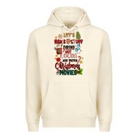 Sandshell let's bake stuff drink hot cocoa and watch christm Premium Hoodie - MaliasSmallBusiness