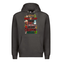 Smoke let's bake stuff drink hot cocoa and watch christm Premium Hoodie - MaliasSmallBusiness