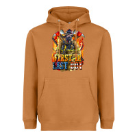 Meerkat First In last Out American Firefighter Heavyweight Hoodie - LillyAllenDesigns