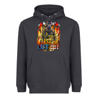 Smoke First In last Out American Firefighter Heavyweight Hoodie - LillyAllenDesigns