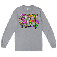 Heather Grey fat tuesday Long Sleeve Tee - RacoonDesign