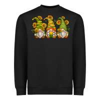 Black sunflower gnomes Heavyweight Sweatshirt - Zillion Design Studio