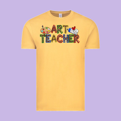 Art Teacher Vintage Tee Designed By Zillion Design Studio