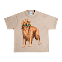 French Oak golden retriever with toys Urban Heavy Tee - texasbilliewilder