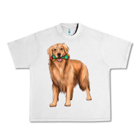 Lunar Rock golden retriever with toys Urban Heavy Tee - texasbilliewilder