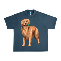 Midnight Navy golden retriever with toys Urban Heavy Tee - texasbilliewilder