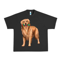 Pigment Black golden retriever with toys Urban Heavy Tee - texasbilliewilder