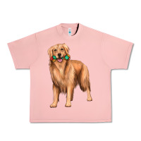Salmon golden retriever with toys Urban Heavy Tee - texasbilliewilder