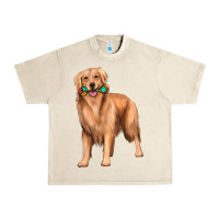 Sandshell golden retriever with toys Urban Heavy Tee - texasbilliewilder