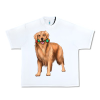 Golden Retriever With Toys Urban Heavy Tee | Teevron