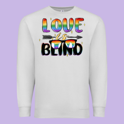 Love Is Blind Premium Sweatshirt Designed By Maliassmallbusiness