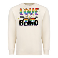 Sandshell love is blind Premium Sweatshirt - MaliasSmallBusiness