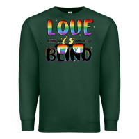 Sports Green love is blind Premium Sweatshirt - MaliasSmallBusiness