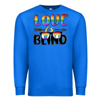 True Royal love is blind Premium Sweatshirt - MaliasSmallBusiness