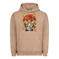 Pigment Burro mushroom gnome Urban Hoodie - BarkalooDesign