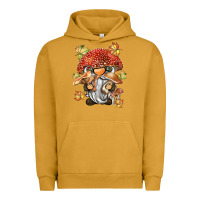 Pigment Peanut Butter mushroom gnome Urban Hoodie - BarkalooDesign