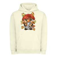 Pigment Pistachio mushroom gnome Urban Hoodie - BarkalooDesign
