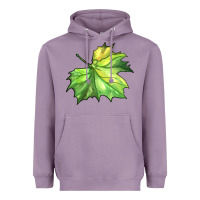 Lavender green leaf Heavyweight Hoodie - BarkalooDesign