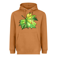 Meerkat green leaf Heavyweight Hoodie - BarkalooDesign