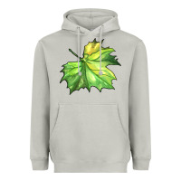 Moon Dust green leaf Heavyweight Hoodie - BarkalooDesign