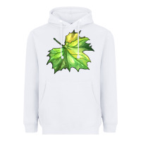 White green leaf Heavyweight Hoodie - BarkalooDesign