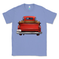 Colony Blue western red truck back view Classic Tee - FaDigitalArtStudio