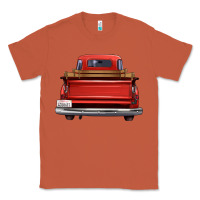 Copper western red truck back view Classic Tee - FaDigitalArtStudio