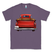 Lavender western red truck back view Classic Tee - FaDigitalArtStudio